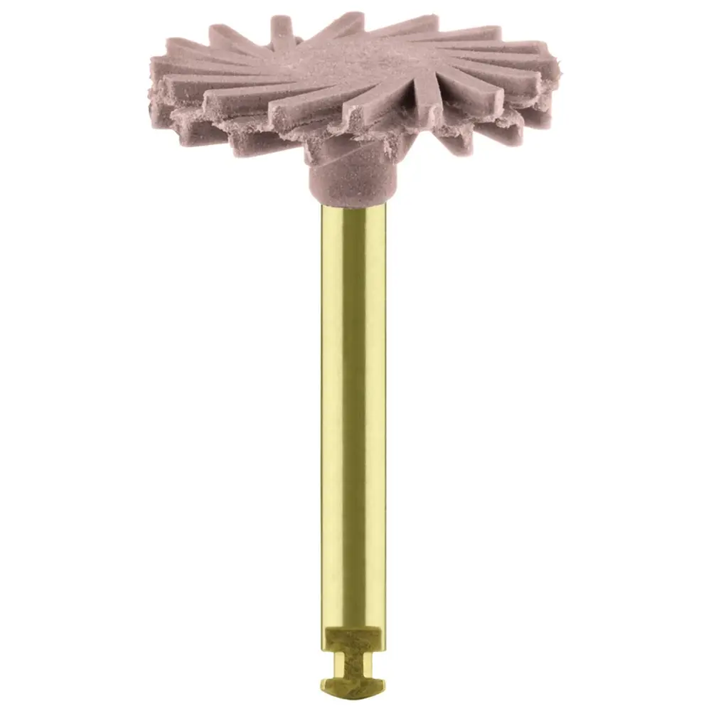 Hager & Meisinger Diamantpolierer 9769 - Packung 2 Stück rosa mittel, RA, Figur Twist, 1,6 mm, ISO 140