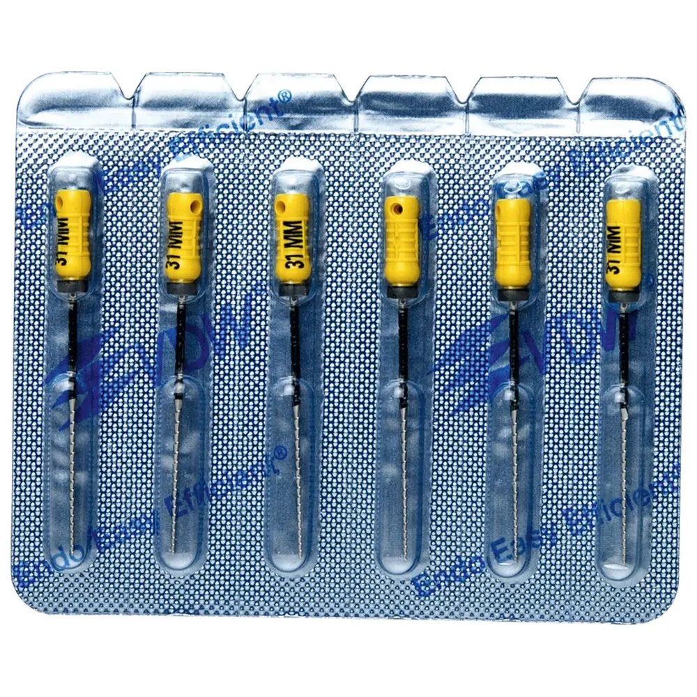 VDW STERILE Hedstroem Feilen - Blisterpackung 6 Stück 31 mm ISO 050