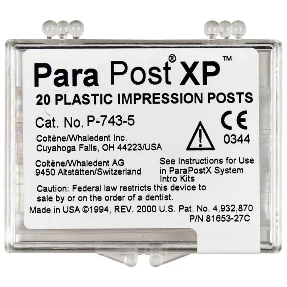 COLTENE ParaPost® XP™ Abformstifte - Nachfüllpackung 20 Stück Ø 1,25 mm