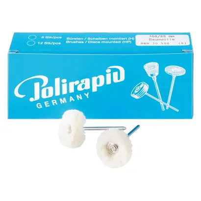 Polirapid Dr. Montemerlo GmbH & Co. KG Miniaturbürste m.HP 103/25mm H Baumwollgarn Pa 6