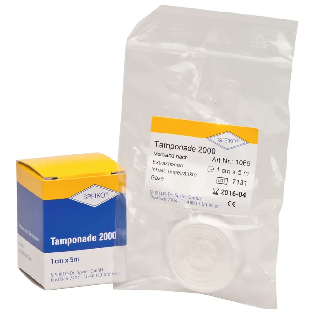 SPEIKO Tamponade 2000 ungetränkt - Packung 5 m Tamponade 1 cm