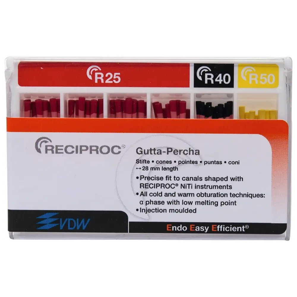 VDW RECIPROC® Guttapercha - Sortiment 60 Stück