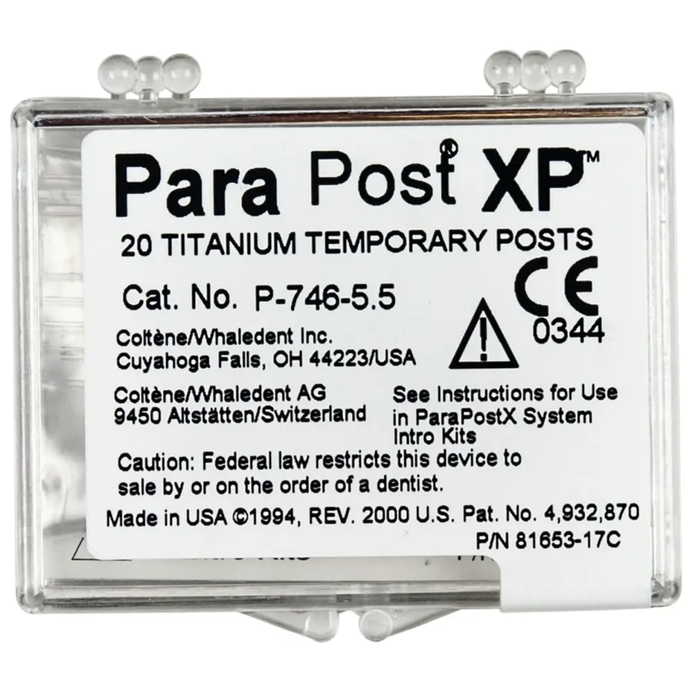 COLTENE ParaPost® XP™ Temporärstifte - Packung 20 Stück Gr. 5,5