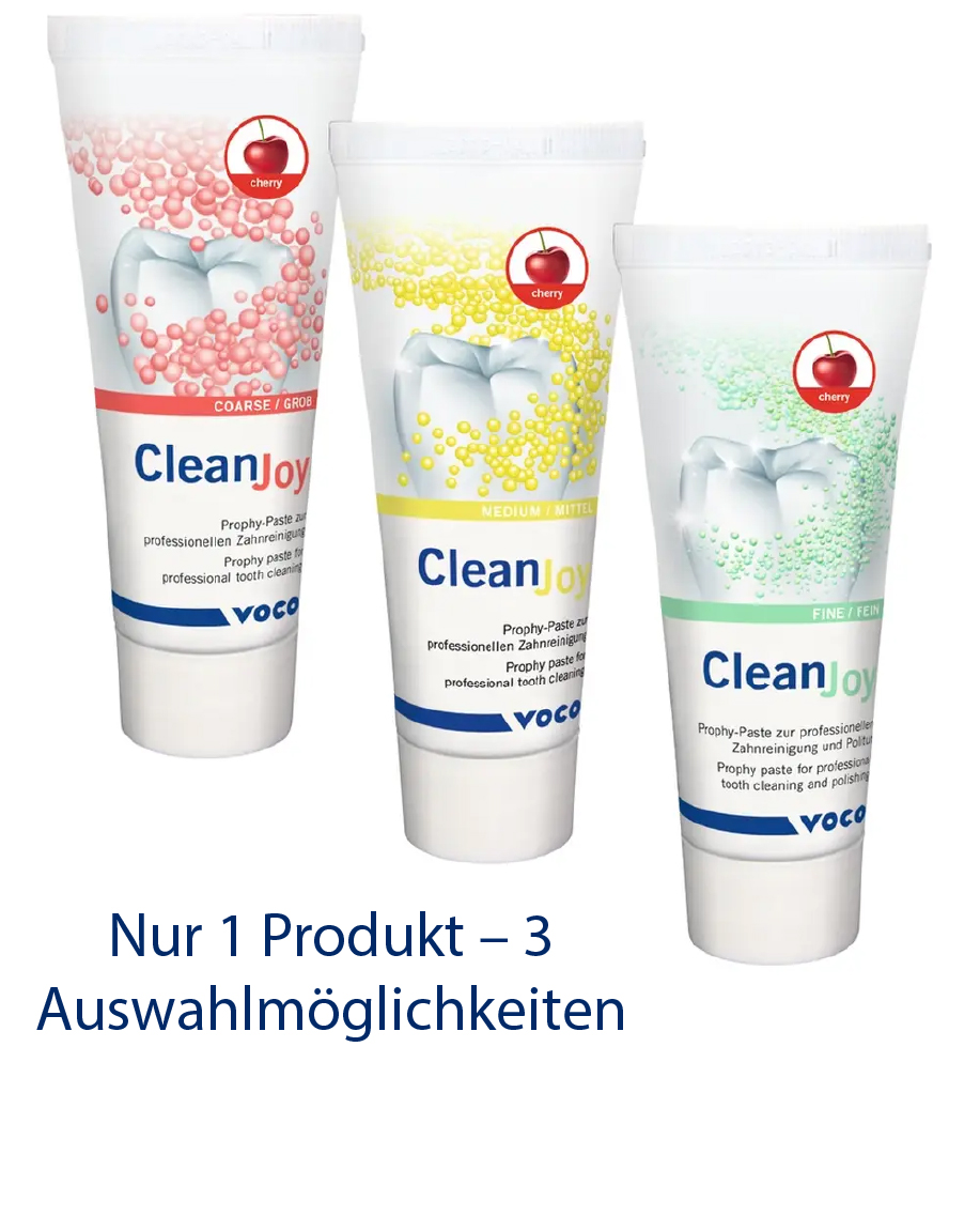VOCO CleanJoy - Tube 100 g mittel gelb, cherry