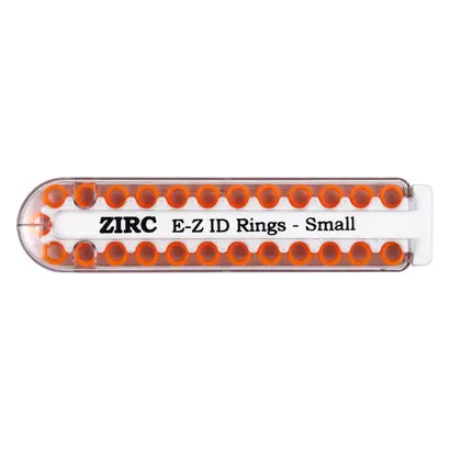 Zirc Company EZ-ID Markierungsring Zirc klein 3mm neonorange Pa 25