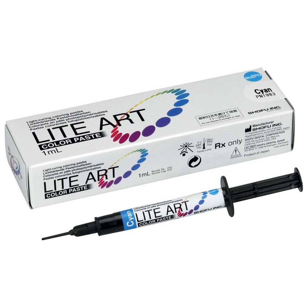 SHOFU LITE ART - Packung 1 ml cyan