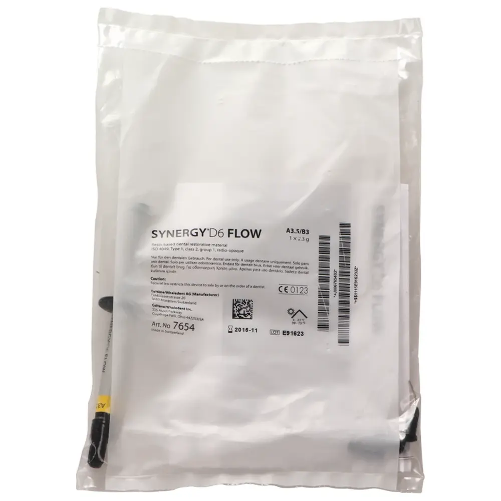 COLTENE SYNERGY® D6 Flow - Spritze 2,3 g dentin A3,5/B3