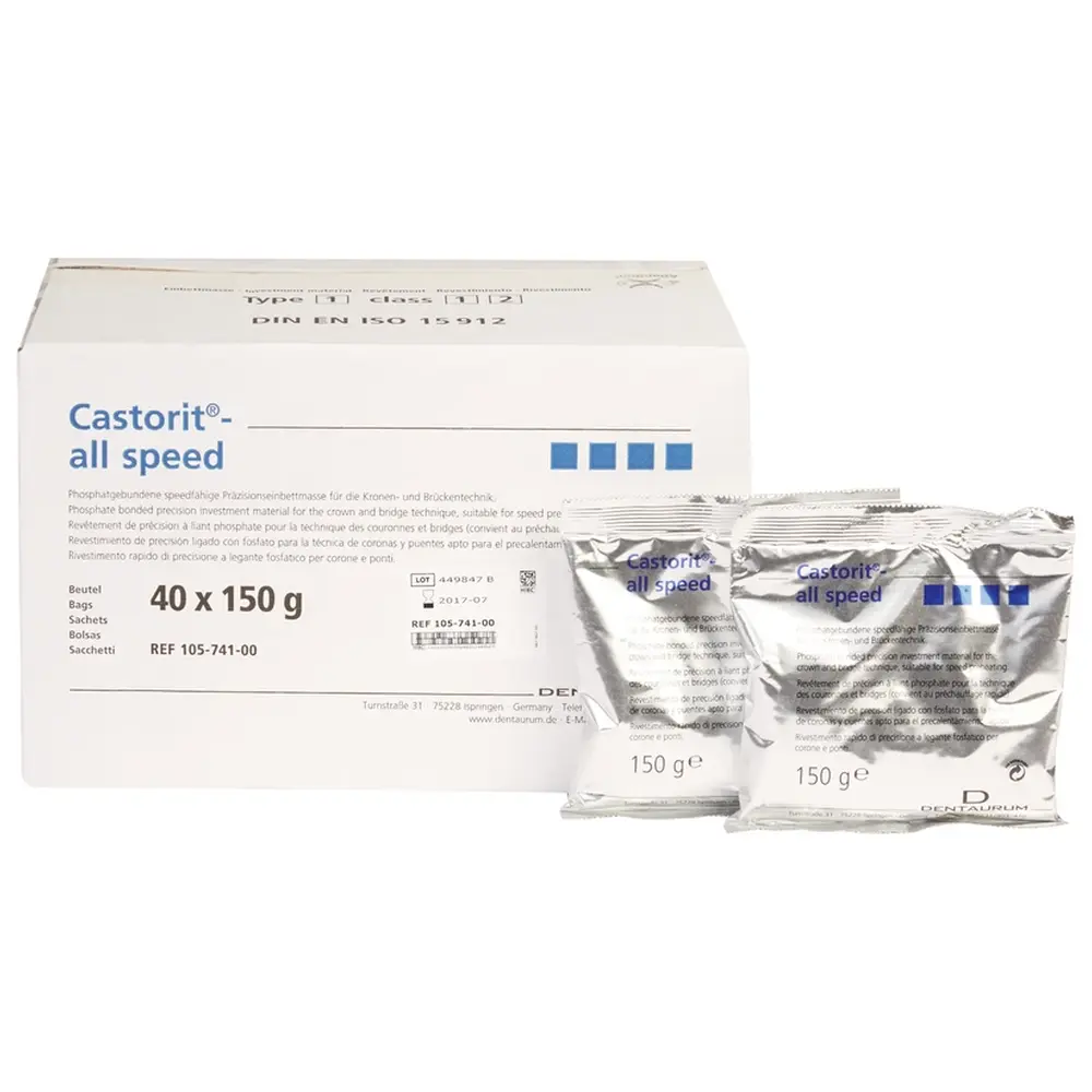 Dentaurum Castorit® all speed - Packung 40 x 150 g