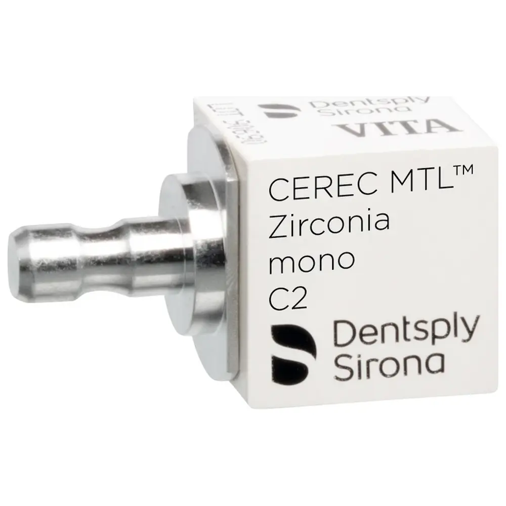 Dentsply Sirona CEREC MTL™ Zirconia - Packung 4 Stück mono C2