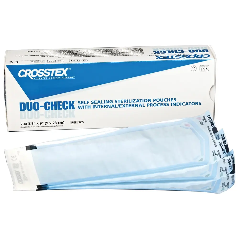 Omnia DUO-CHECK™ - Packung 200 Stück 9 x 13 cm blau