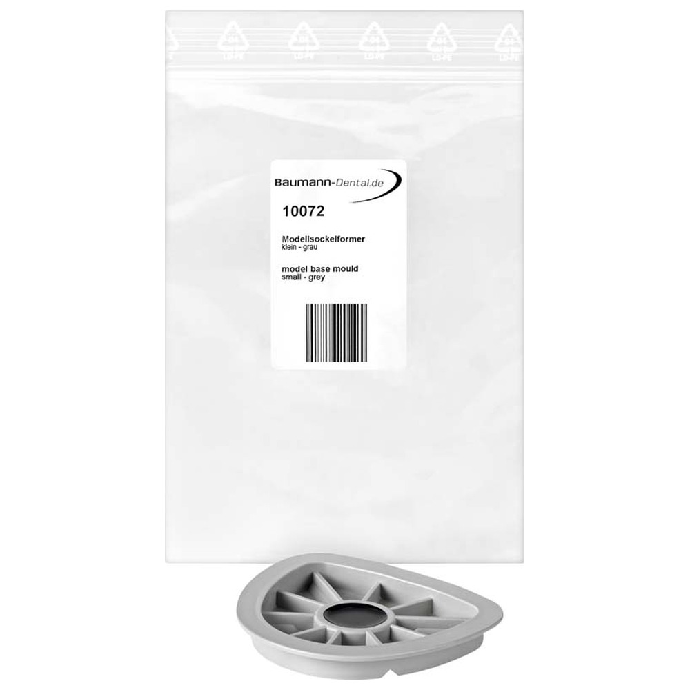 Baumann Dental Modellsockelformer - Stück Modellsockelformer Größe S, grau