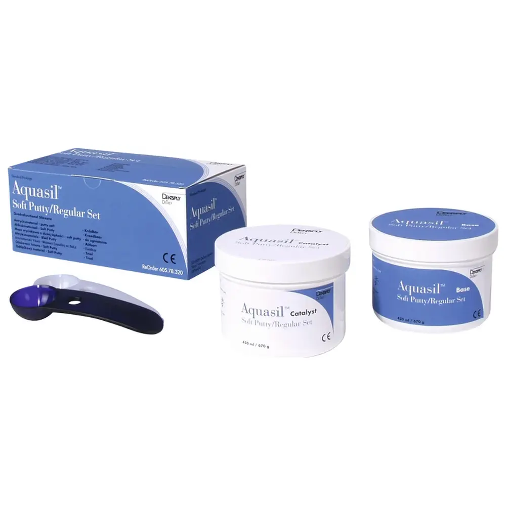 Dentsply Sirona Aquasil™ Soft Putty - Standardpackung 450 ml Base, 450 ml Katalysator