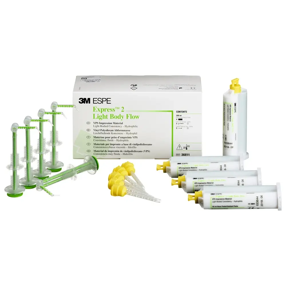Solventum Dental Solutions Express™ 2 - Refill Packung 4 x 50 ml Doppelkartusche Light Body Flow, Zubehör