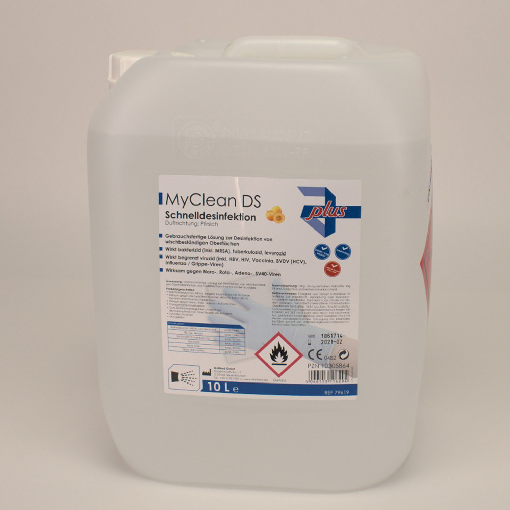 Myclean DS Schnelldesinf. pfirsich 10L