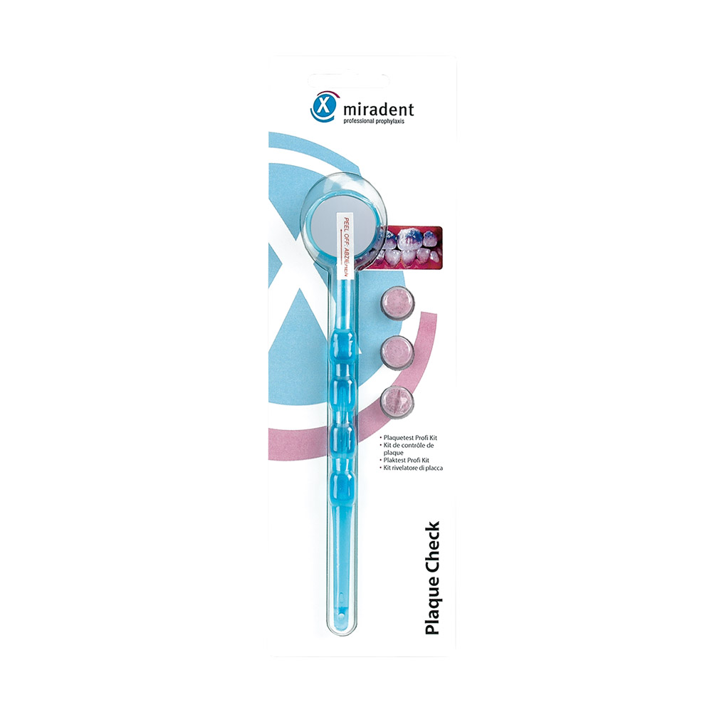 Mira Plaque Check blau transpa 3er