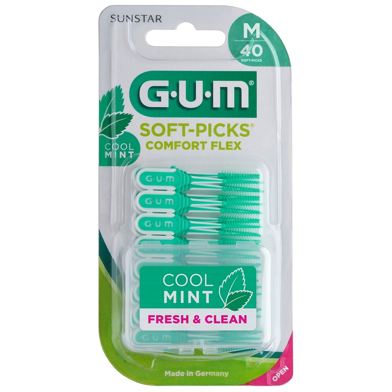 GUM Soft-Picks Minty medium 40St