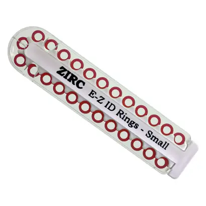 Zirc Company EZ-ID Markierungsring Zirc klein 3mm rot Pa 25