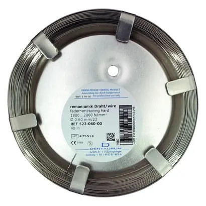 Dentaurum GmbH & Co. KG remanium Draht rund federhart D0,60mm/23 Rolle