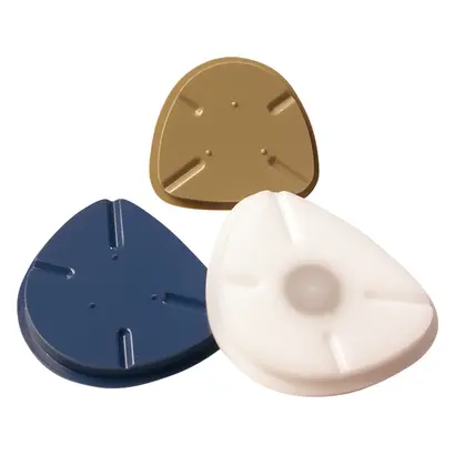 picodent Formplatten - Stück 8 cm, Kunsstoff, blau