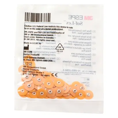 3M Espe Dental Products Sof-Lex XT Polierscheiben D12,7mm fein Pa 85 3M Espe Dental Products Sof-Lex XT Polierscheiben D12,7mm fein Pa 85
