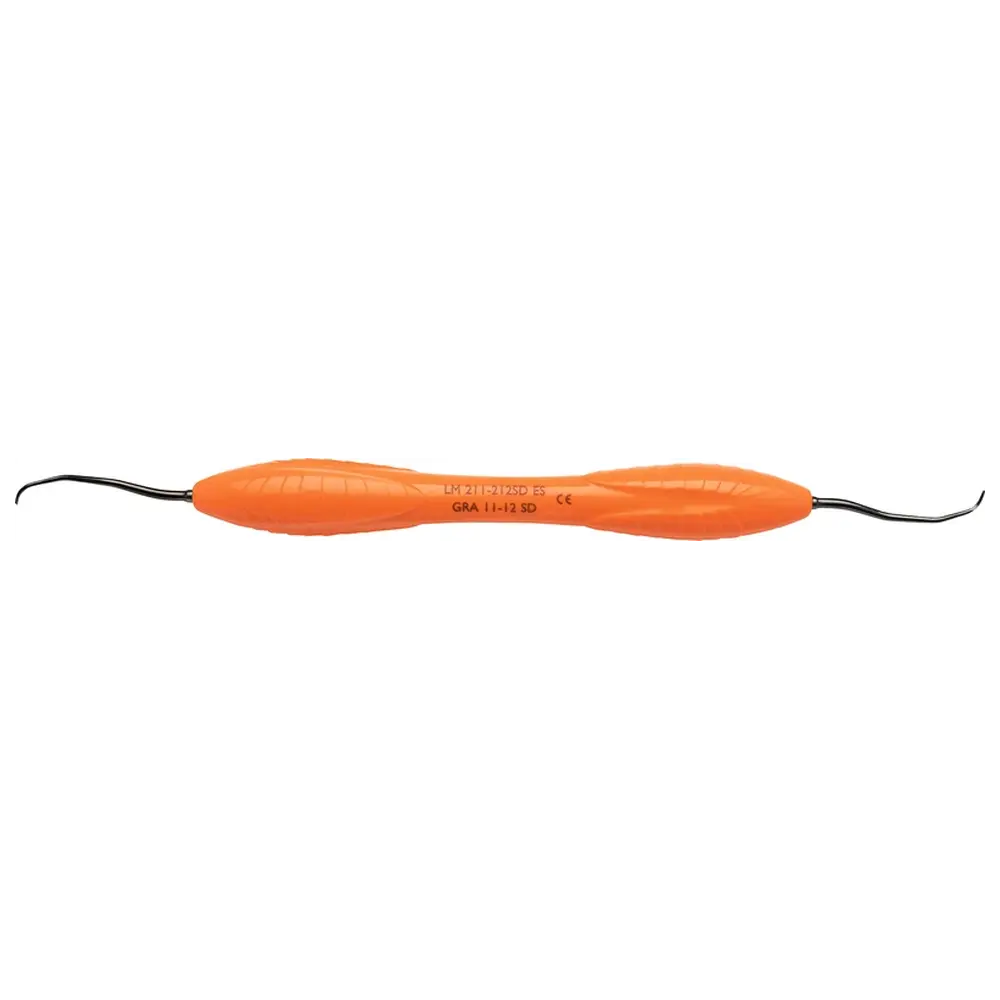 Medicom LM Sharp Diamond™ Gracey Standard - Stück Figur 11/12, Präm./Molaren, orange, LM-ErgoSense®-Griff
