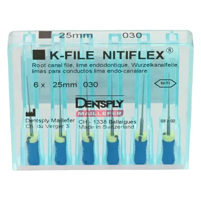 MAILLEFER INSTRUMENTS HOLDING Sàrl NITIFLEX K Feile 12N ISO030 25mm Pa 6