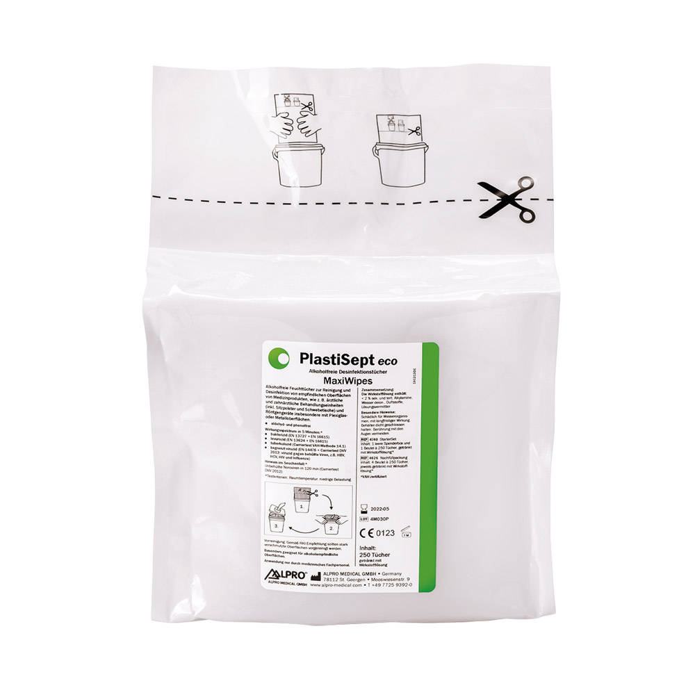 PlastiSept eco MaxiWipes 4x250Tücher Krt