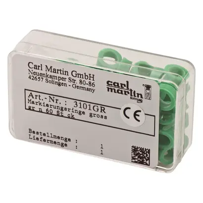 Carl Martin GmbH Markierungsringe groß grün Pa 60