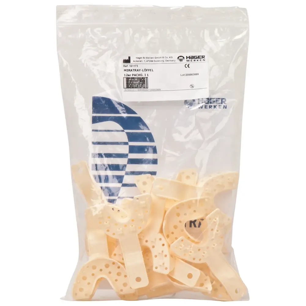Hager & Werken MIRATRAY® - Packung 12 Stück UK I1, klein