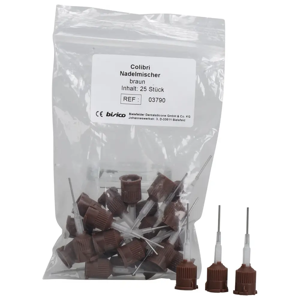 120110_Colibri_Nadelmischer__Packung_25_Stueck_braun_N11 bisico Colibri Nadelmischer - Packung 25 Stück braun N11