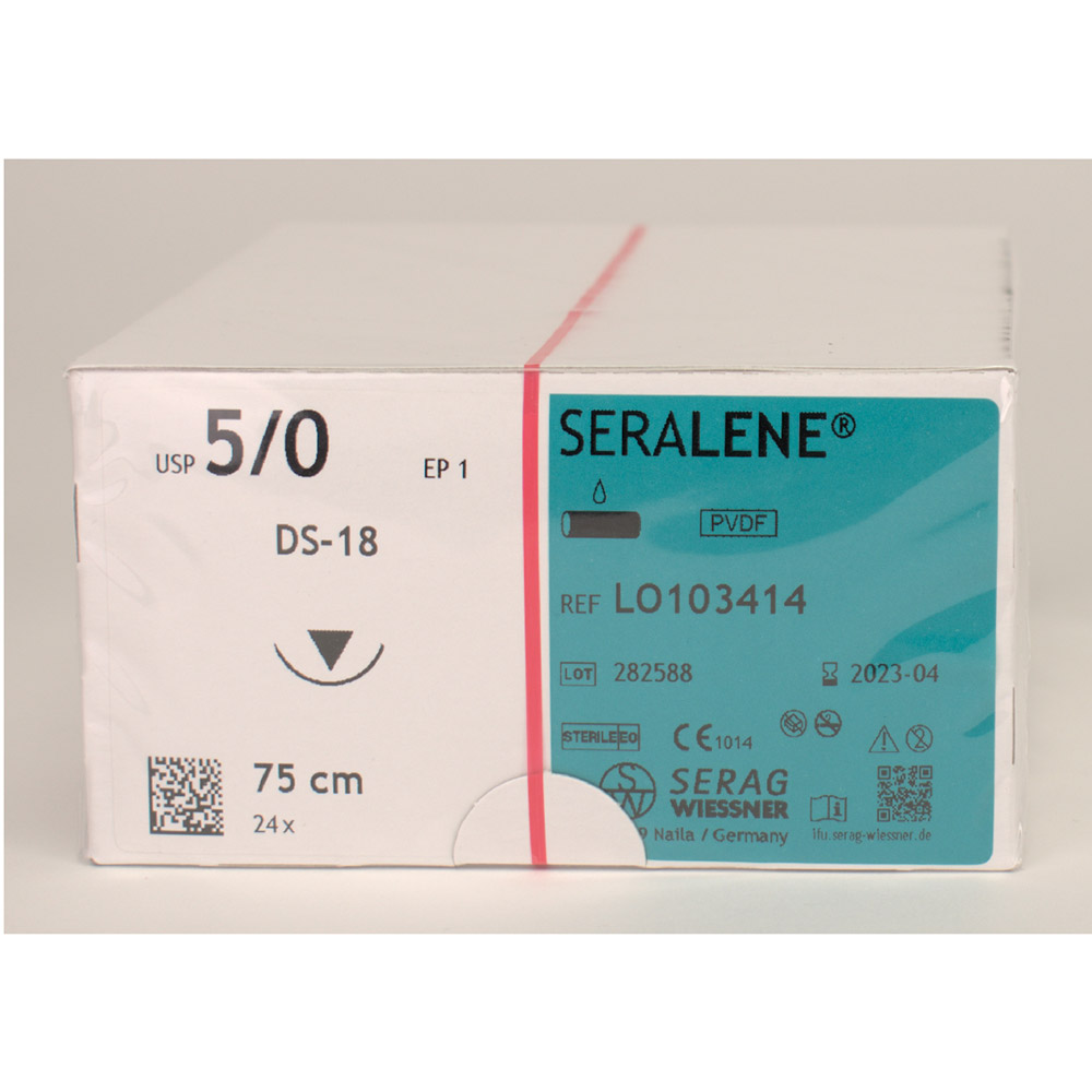 Seralene blau USP 5/0 DS-18 2Dtz