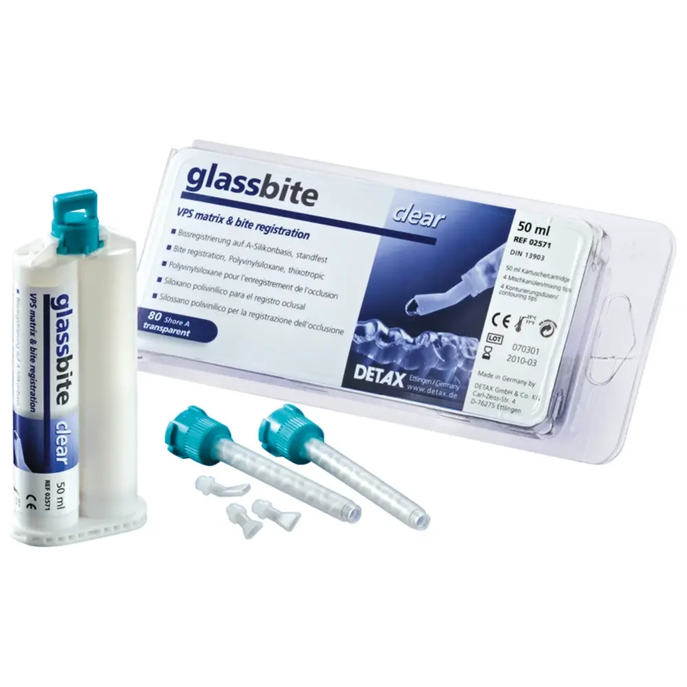 DETAX glassbite - Multipackung 50 ml Doppelkartusche, Zubehör