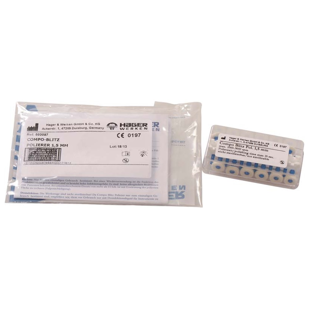 Hager & Werken Combo Blitz - Packung 12 Stück, 1,5 cm, W