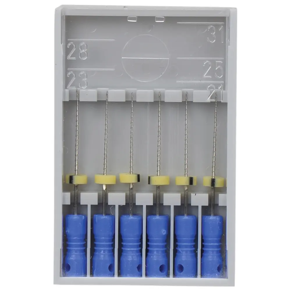 Edenta Hedströmfeilen 174 - Packung 6 Stück blau, 21 mm ISO 030