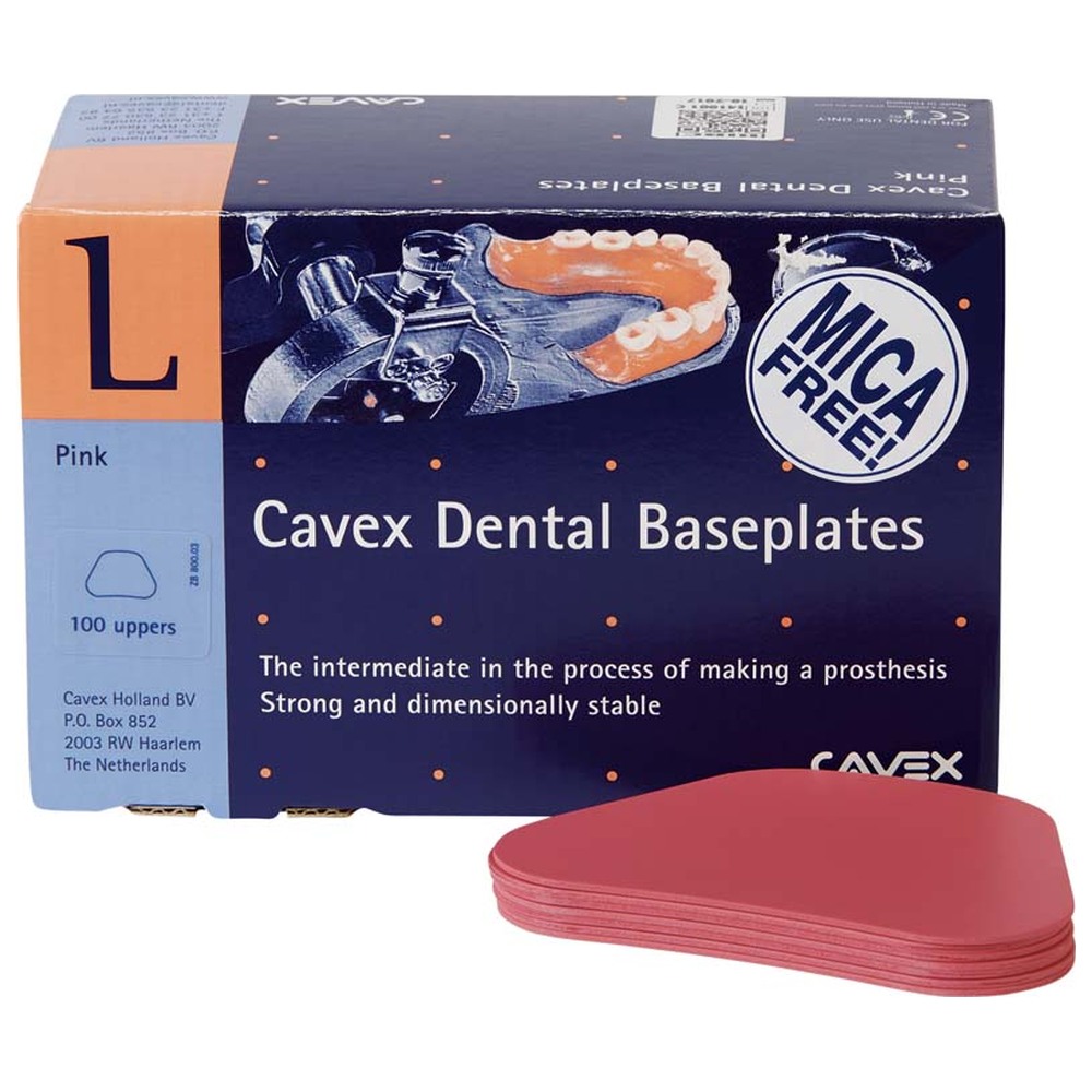 Cavex Basisplatten mica-frei - Packung 100 Stück OK