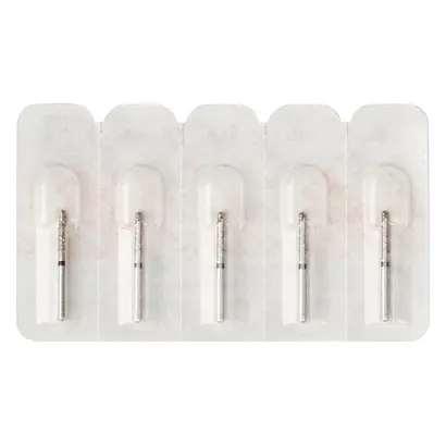 Edenta Diamanten 856 - Packung 5 Stück schwarz supergrob, FG, Figur 198 Konus rund, 8 mm, ISO 016