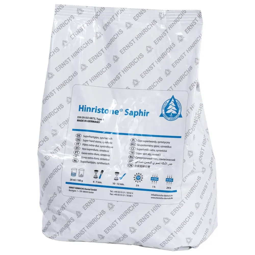 ERNST HINRICHS Hinristone® Saphir - Beutel 5 kg Gips goldbraun