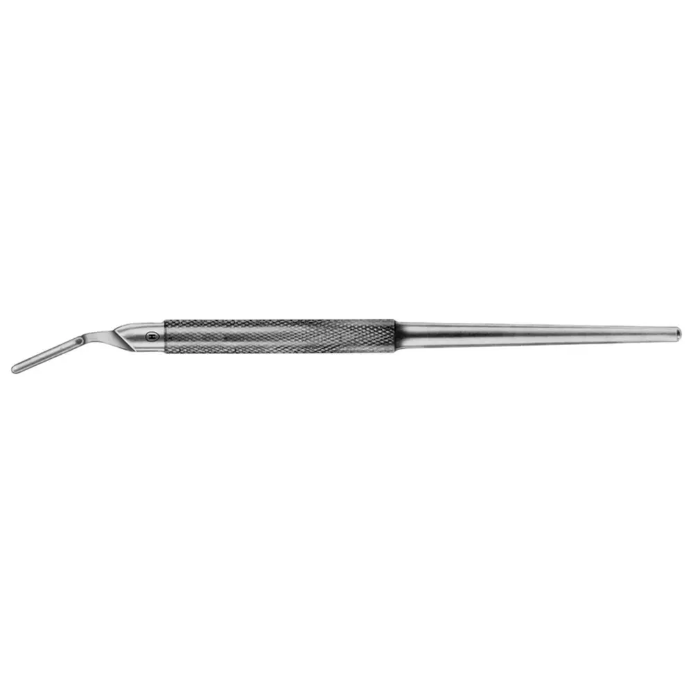 Hammacher Skalpellgriffe - Stück HSB 809-16, 160 mm, gebogen