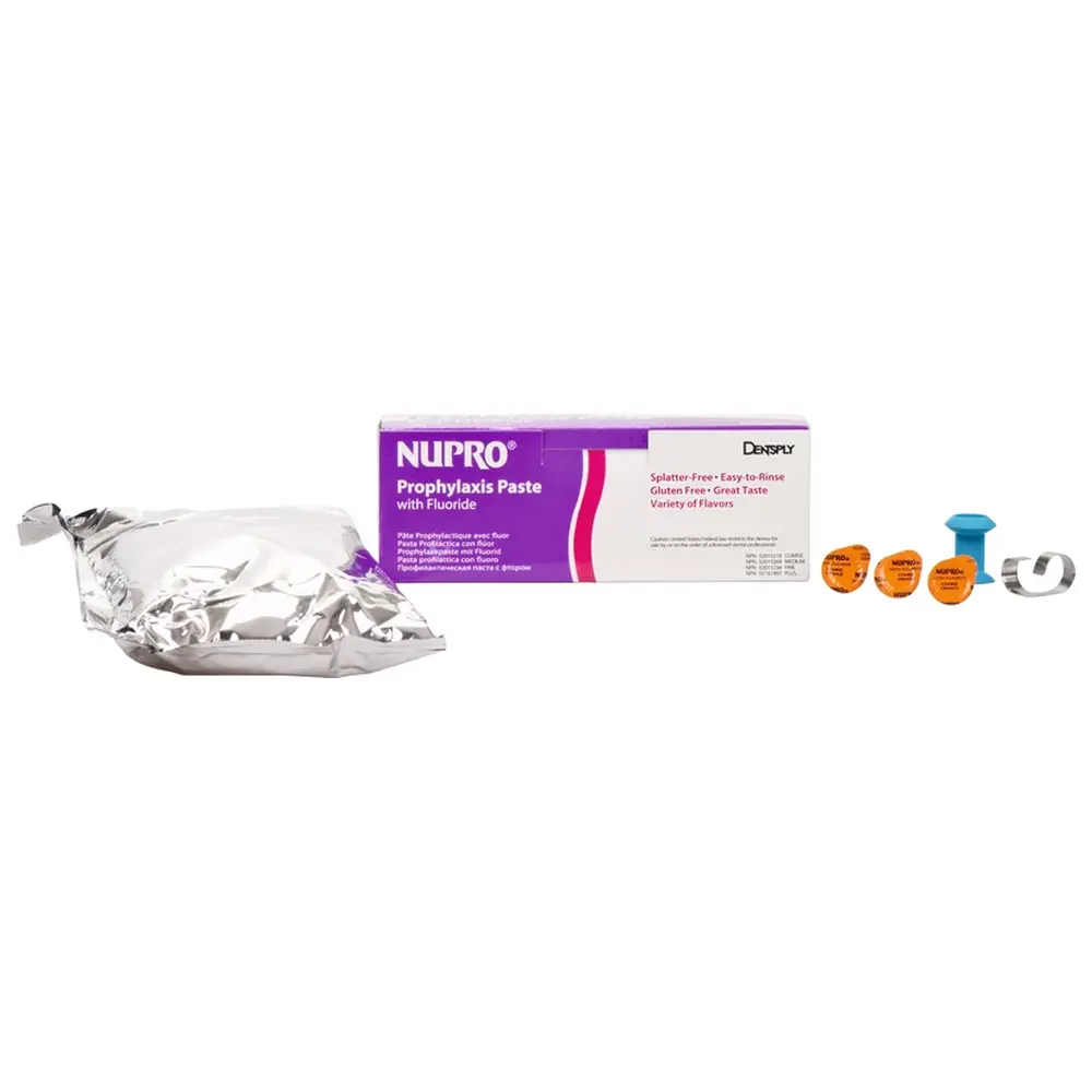 Dentsply Sirona NUPRO® mit Fluoride - Packung 200 x 2 g grob, Orange