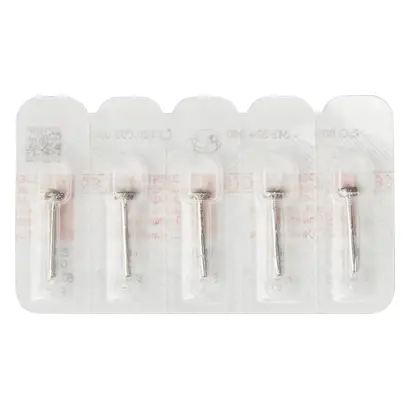 Edenta Diamanten 820 - Packung 5 Stück Standard, FG, Figur 043 Rad, 2 mm, ISO 040