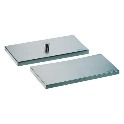 Becht Klarglas-Instrumentenschale - Stück Deckel Nr. 362.2 mit Knopf, ohne Dichtung und ohne Gegenglasplatte, für Schale Nr. 761, 762, Normenschale 1-6