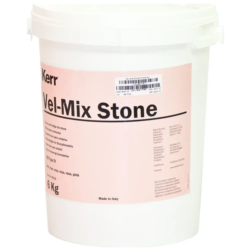 Kerr Vel-Mix Stone - Eimer 6 kg Superhartgips rosa
