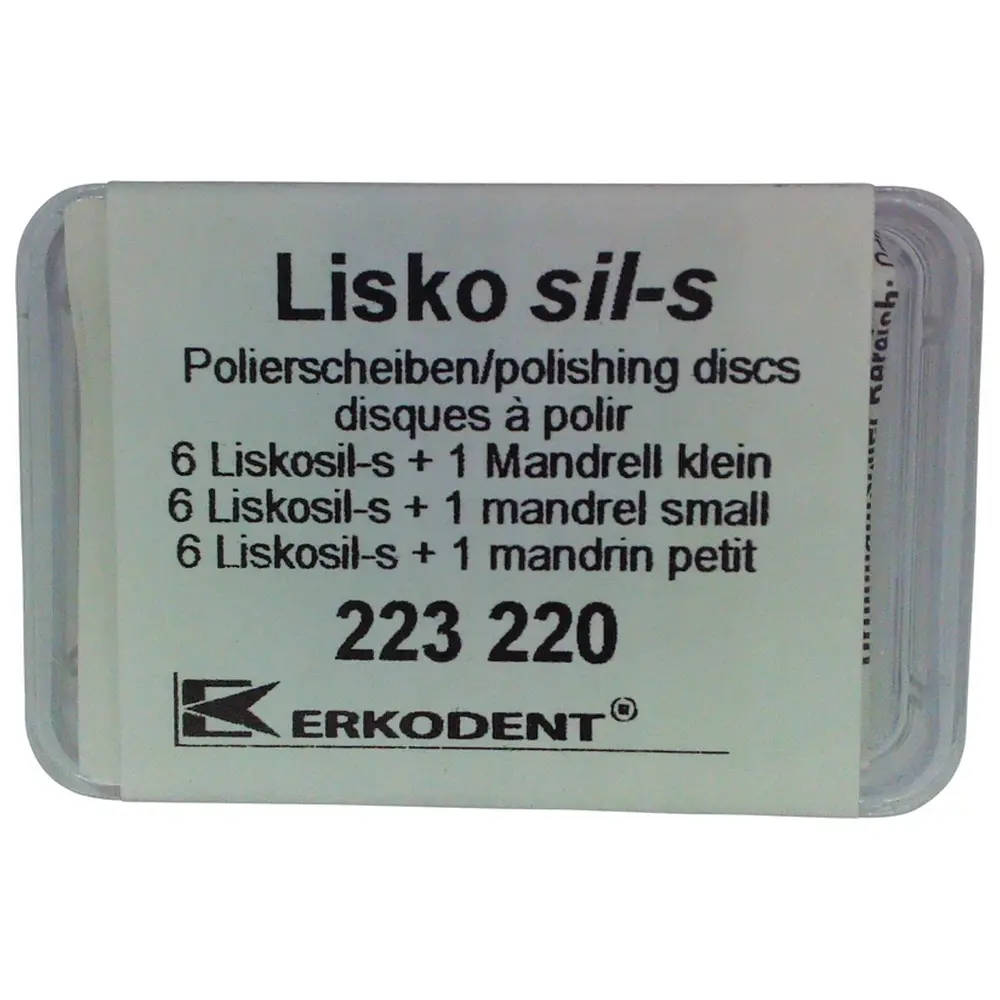 ERKODENT Liskosil-s - Packung 6 Stück, S, 1 Mandrell