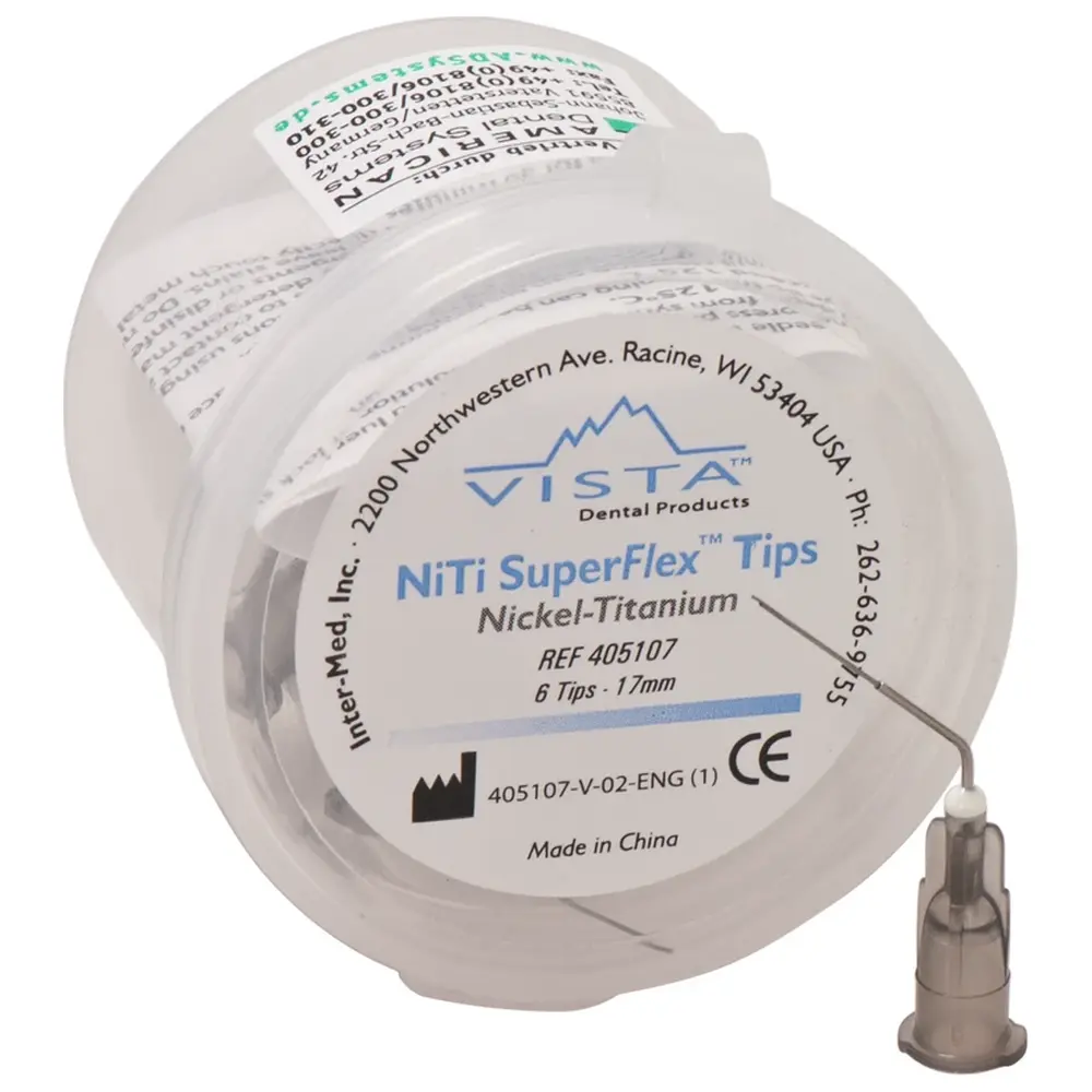 American Dental NiTi SuperFlex™ Tips - Dose 6 Stück