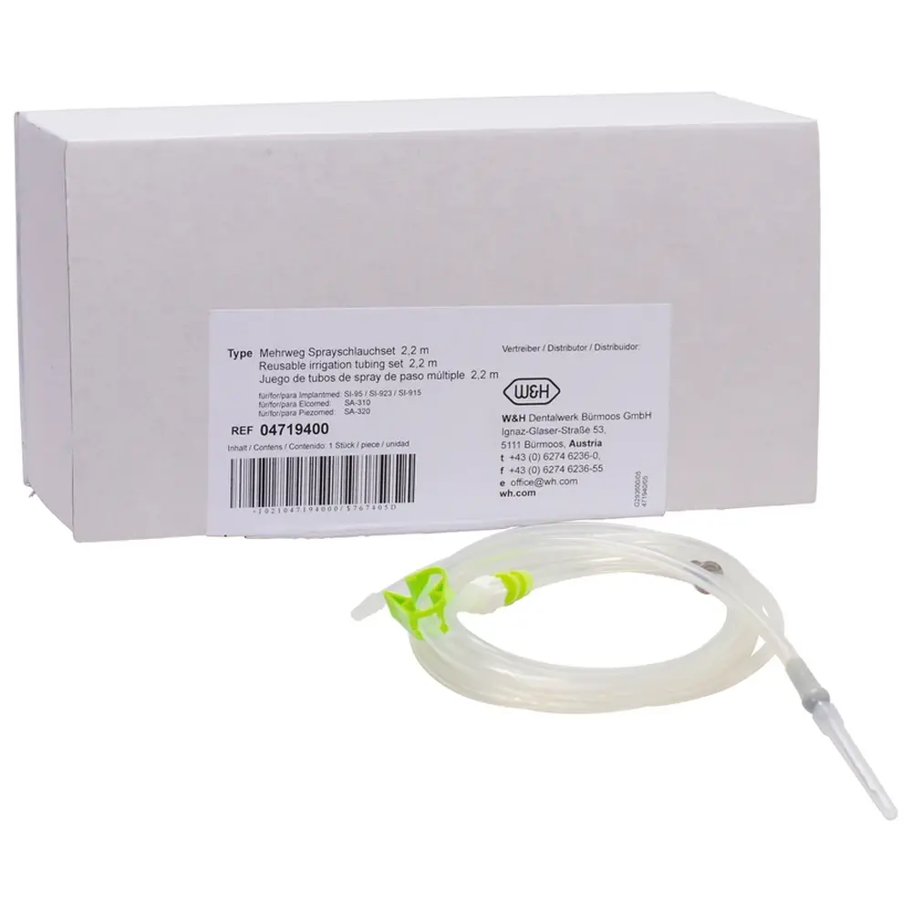 W&H Mehrweg-Sprayschlauchset - Stück für implantmed, elcomed, piezomed Motor m. Kabel, sterilisierbar