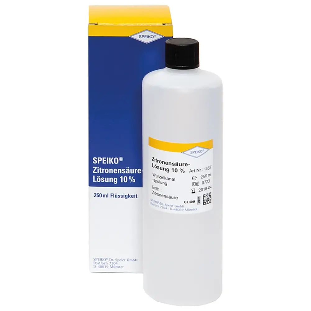 SPEIKO® Zitronensäure-Lösung 10% - Flasche 250 ml Lösung mit Easy-Quick Entnahmesystem