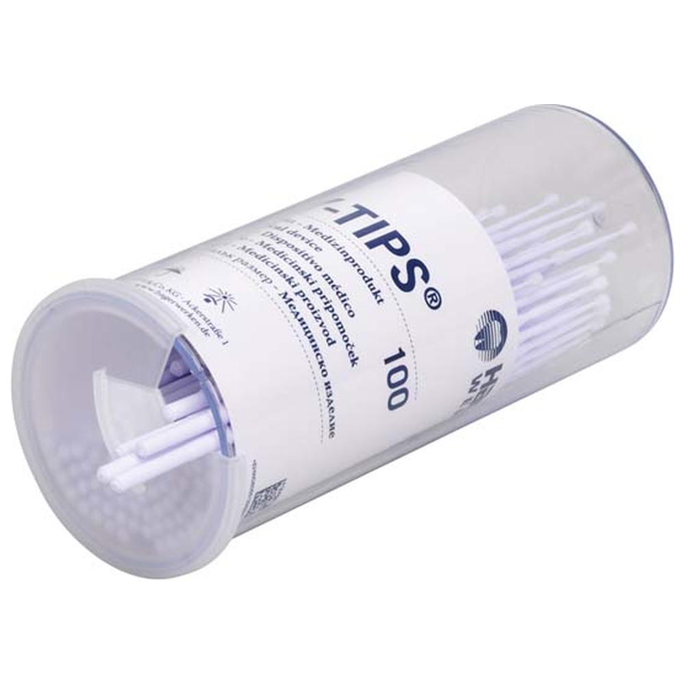 Hager & Werken Apply-Tips - Packung 100 Stück weiß, fein