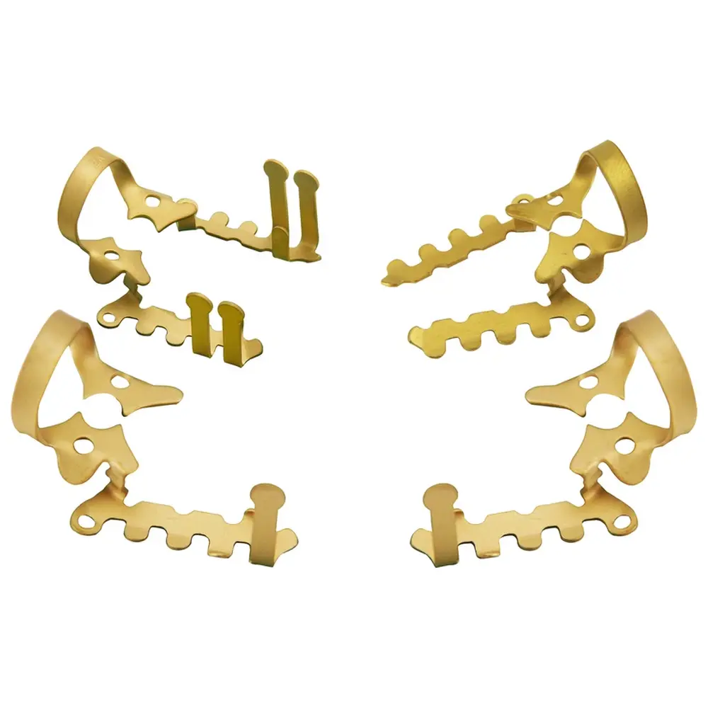 Kentzler-Kaschner Neue Hallerklammer - Stück 2A, gold (ZiN)
