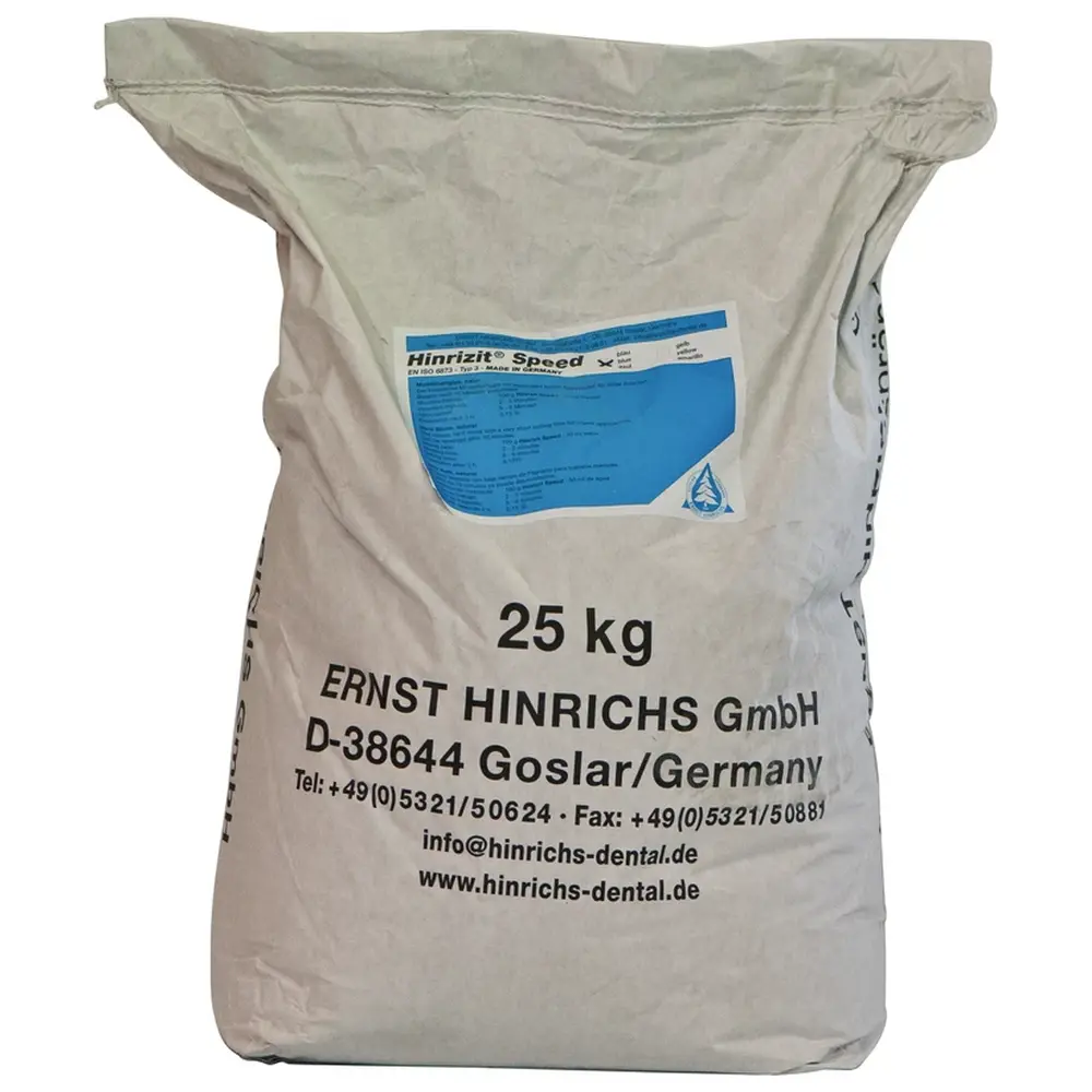 ERNST HINRICHS Hinrizit® Speed - Sack 25 kg Modellhartgips blau