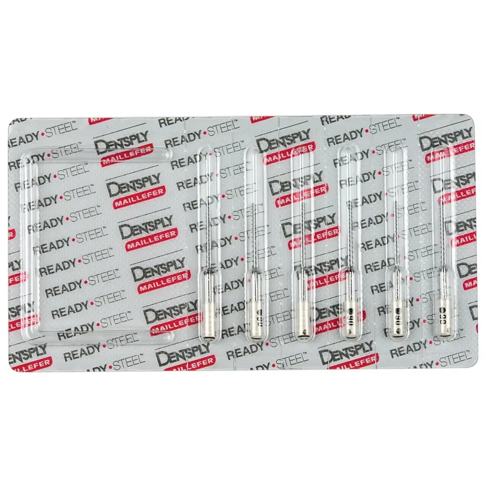 Dentsply Sirona READYSTEEL Hedstroem Files - Packung 6 Stück 25 mm ISO 090